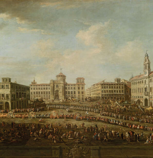 The Entry of Prince Joseph Wenzel I von Liechtenstein (1696–1772) into Parma on 3 September 1760, after 1761 © LIECHTENSTEIN. The Princely Collections, Vaduz–Vienna